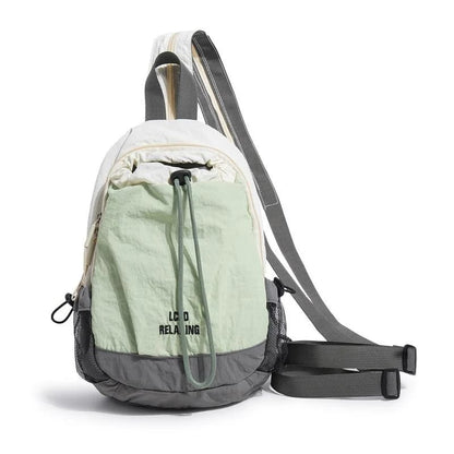 Lightweight Color-Block Mini Backpack 🎒 – Unisex Everyday Bag | Special Sale