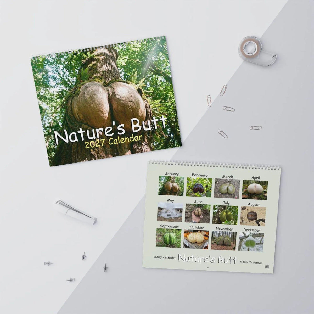 🍑 Natures Butt 2027 Calendar