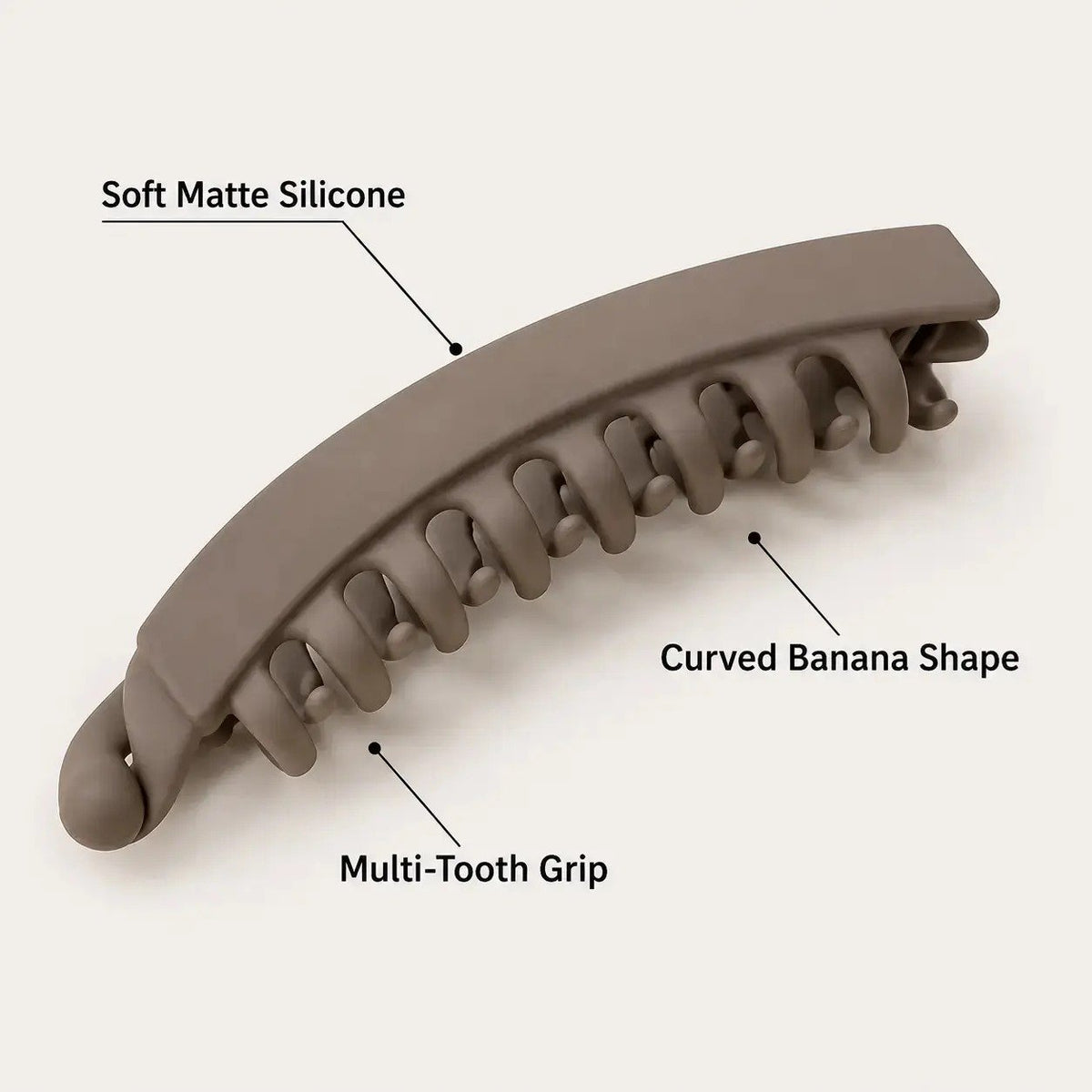 ♀️3-Piece French-Inspired Banana Hair Clip Set – Chic, Secure Updos for Women