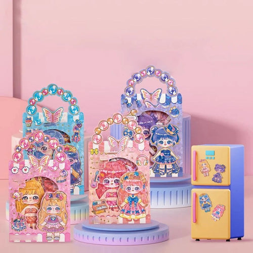 💥 Limited-Time Deal | Red Magnetic Mix-and-Match Dress-Up Dolls for Kids 🛍️