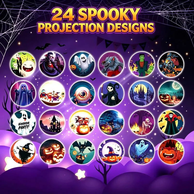 🔥HOT SALE 49% OFF -🎃👻Kids Halloween Christmas Projection Flashlight Toy