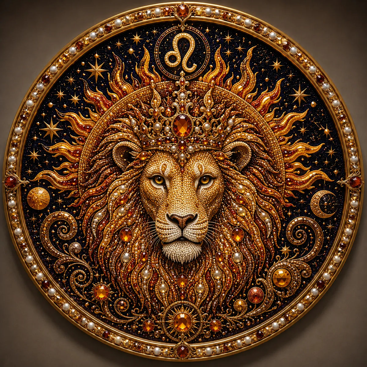 🔥49% OFF – ✨ Premium 3D Pearl 12 Zodiac Signs Art Kit | Luxury Flocked Canvas with Scratch-Resistant Non-Fading Pearl Beads DIY Handmade Astrology Decor ♈🌙💎
