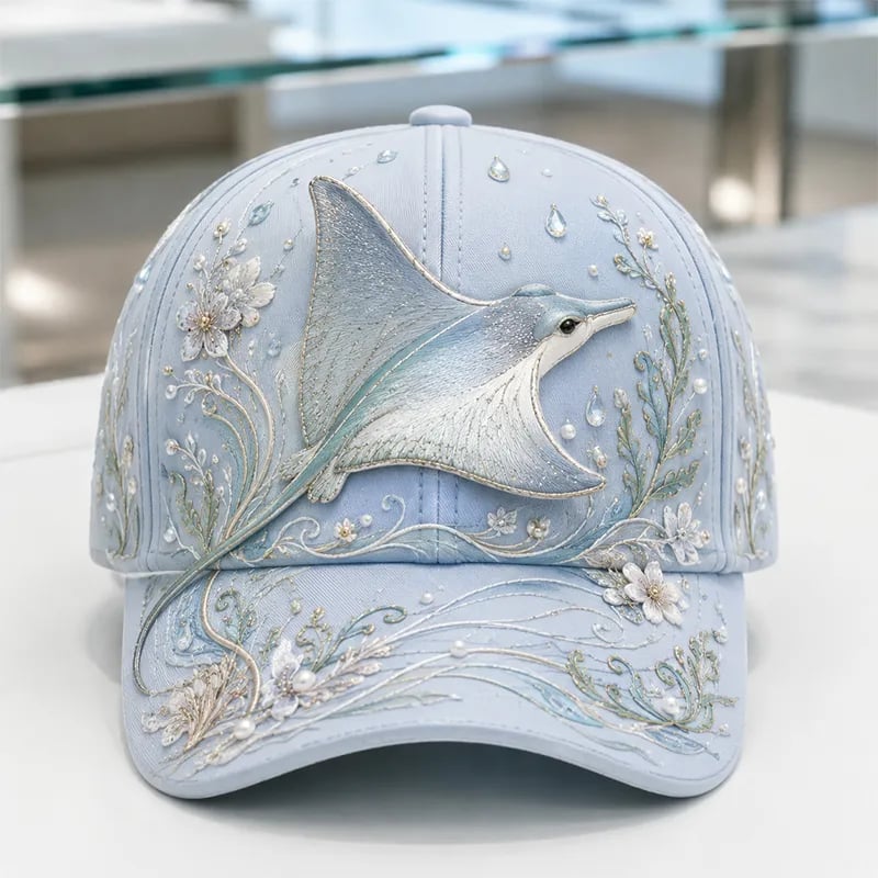 🔥 Last Day 42% OFF – 🌊 3D Ocean Creatures Printed Cap