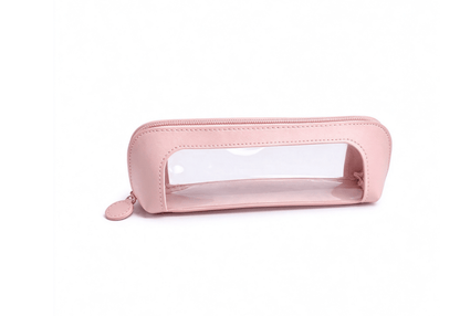 Compact Clear Makeup Bag ✨ – Handy Everyday Cosmetic Storage Pouch