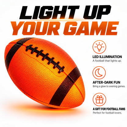 Light-Up LED Football 🏈 – Glowing Ball for Evening Play
