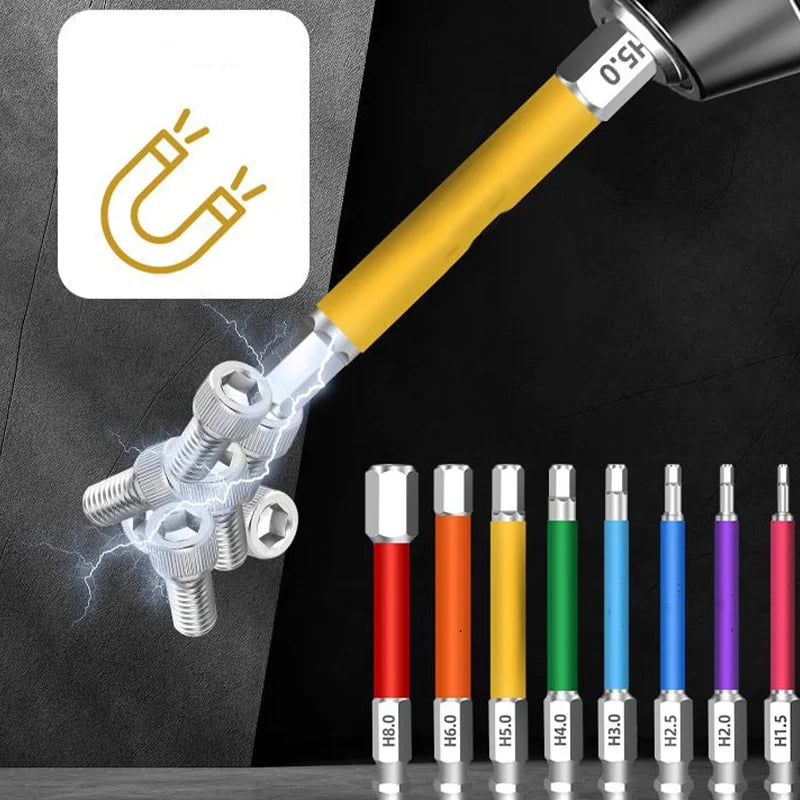 💯Magnetic Anti-Slip Screwdriver Bit Set