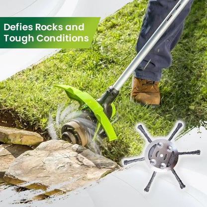 6-Inch Steel Wire Trimmer Head 🌿 – Heavy-Duty Brush Cutter
