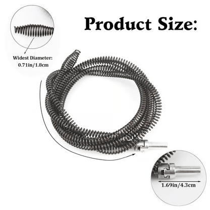 ⚡ 3.28 ft Electric Drain Cleaning Cable for Quick Pipe Clog Removal