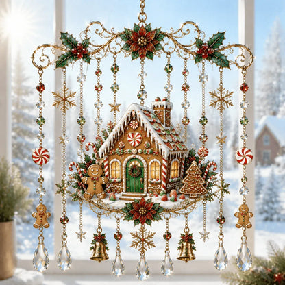 🔥🦌🎄Handmade Christmas Acrylic Window Hanging | ✨Bring Christmas Magic Home
