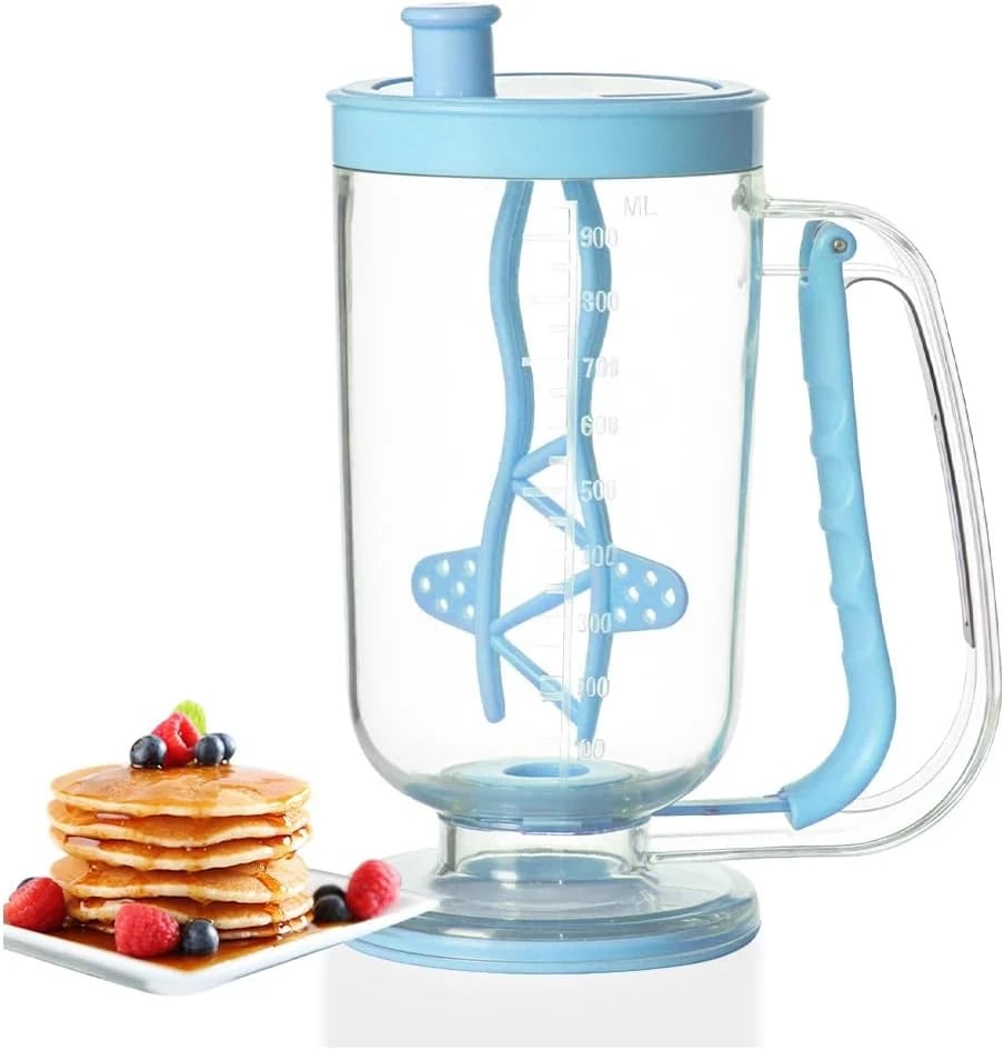 🥞 Pancake Batter Mixer & Dispenser – Easy Breakfast Prep
