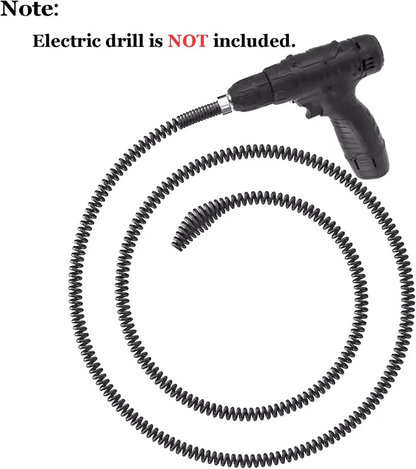 ⚡ 3.28 ft Electric Drain Cleaning Cable for Quick Pipe Clog Removal