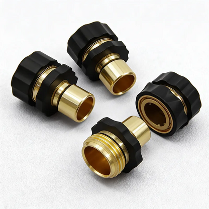 4-Set Garden Hose Quick Connectors 💦 – Male & Female Fittings