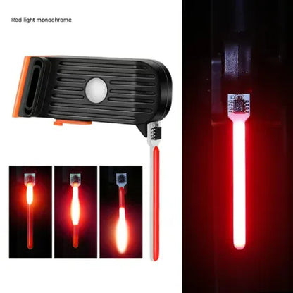 🚴 LED Bicycle Rear Safety Light – Green Taillight | 1PC