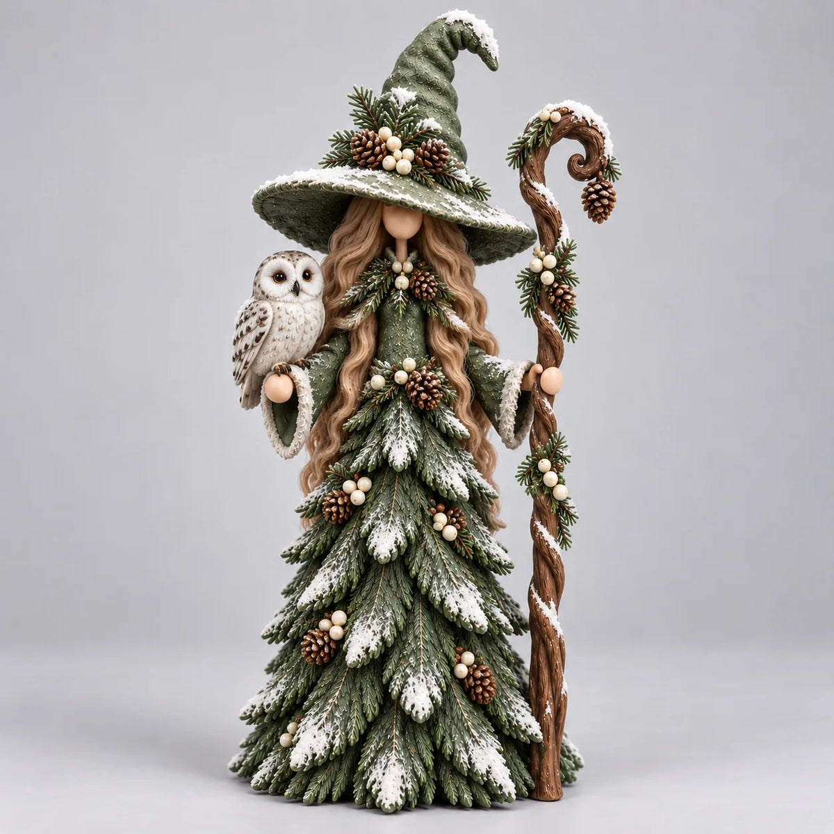 ❄️🎄Nyckfull julhäxa i hartsfigurkollektion🎅