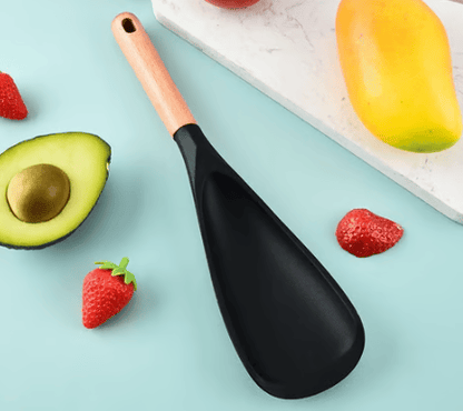 All-Purpose Kitchen Spatula Spoon 🍳 – Stir, Scoop & Serve with One Handy Tool