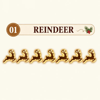 LED Reindeer Wall Decorations - Festive Christmas Lighting