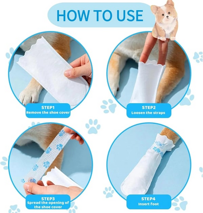 🐾 All-Weather Pet Paw Boots – Water-Resistant Protection for Walks & Outdoor Adventures 🌧️