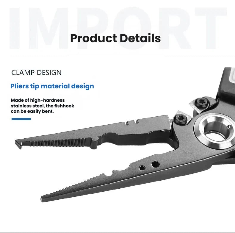 🎣🔧 Stainless Steel Multifunction Fishing Pliers – Cut, Grip & Tackle More Jobs