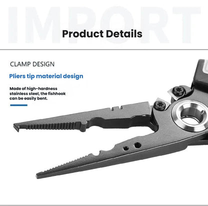 🎣🔧 Stainless Steel Multifunction Fishing Pliers – Cut, Grip & Tackle More Jobs