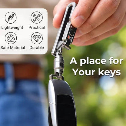 Lightweight Belt Key Clip 🔑 – Convenient Everyday Carry Holder
