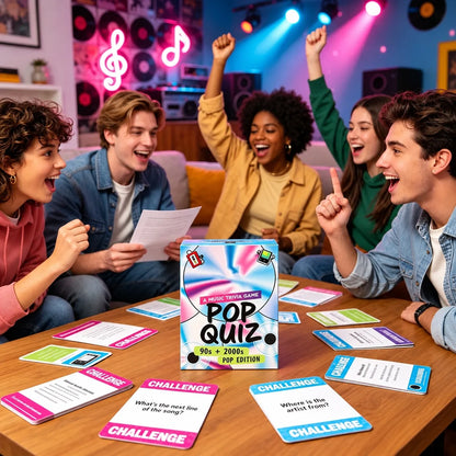 Lyrics Pop Quiz Pop Quiz 90s & 2000s Edition Music Trivia Game