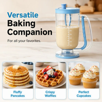 🥞 Pancake Batter Mixer & Dispenser – Easy Breakfast Prep