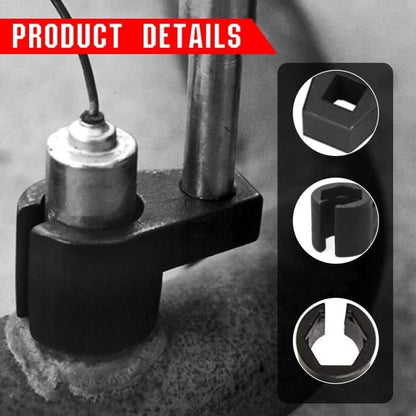 🔧 O2 Sensor Socket & Thread Chaser Kit – 5-Piece CR-V Steel Set for Fast, Damage-Free Sensor Removal 🚗✨
