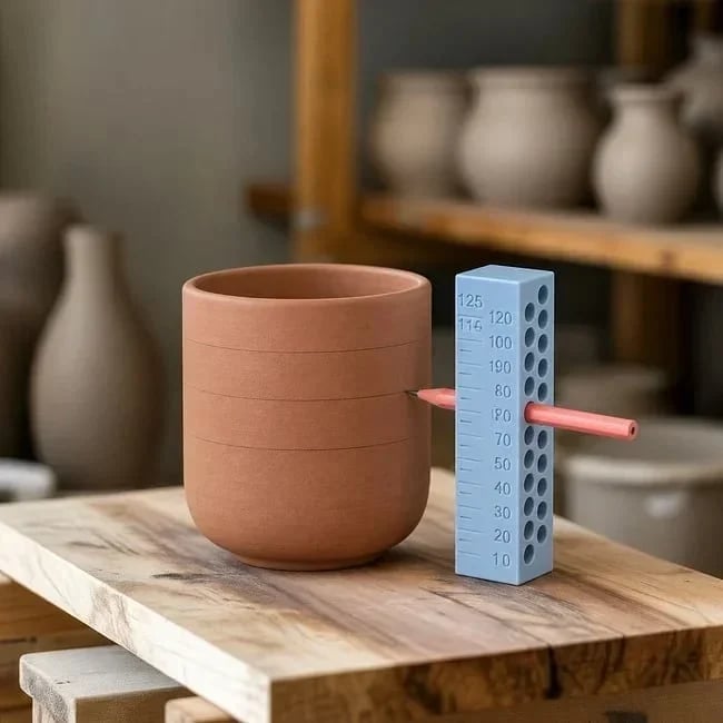 📏 Ceramic Height Marking Guide – Precision Measuring Tool