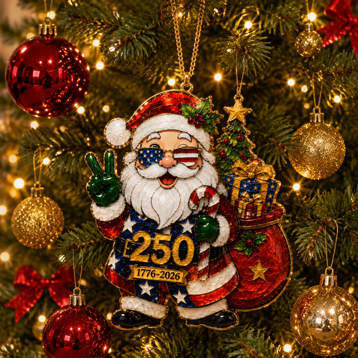 🔥Santa Claus Christmas tree ornament
