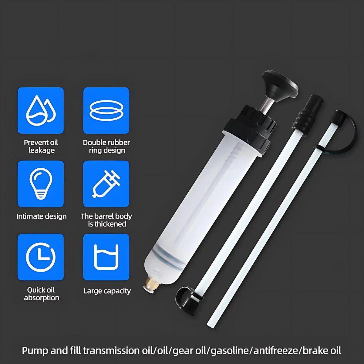 🛢️ 500CC Oil & Fluid Extractor Pump – Handy Liquid Removal Tool