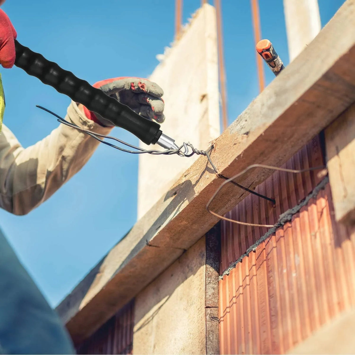 Automatic Rebar Wire Twisting Tool 🔧 – Easy Construction Wire Tying