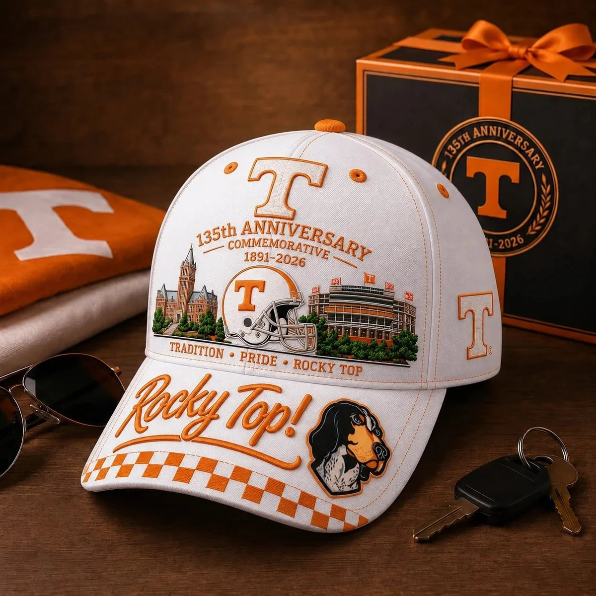 Rocky Top 135th Anniversary Commemorative Cap🏈