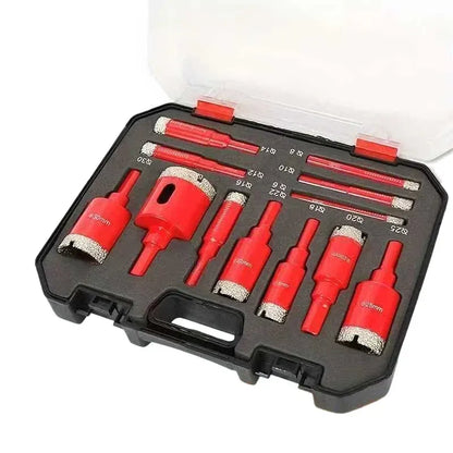 12-Piece Diamond Hole Saw Kit 💎 – 6–35mm Tile Drilling Bits