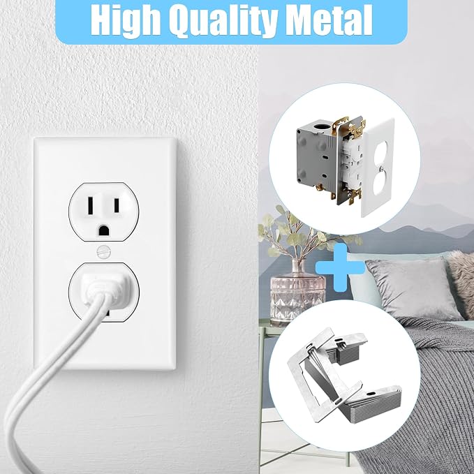 🔥Wall Plate Spacers (Metal) – For Wall Outlet Repair and Securing Loose Outlets