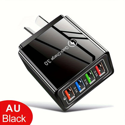 ✨Last Day 50% OFF – The Charger Big Tech Hates | 4-Port Quick Charge 3.0 + AI Performance Boost