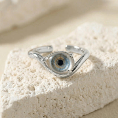 Lifelike Double-Iris Intertwined Couple Ring for Anniversary, Engagement, Wedding & Valentine’s Day Gift