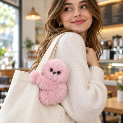 🧸Interaktiver, flauschiger Taschenanhänger – niedlicher Plüschbegleiter, der alle Blicke auf sich zieht