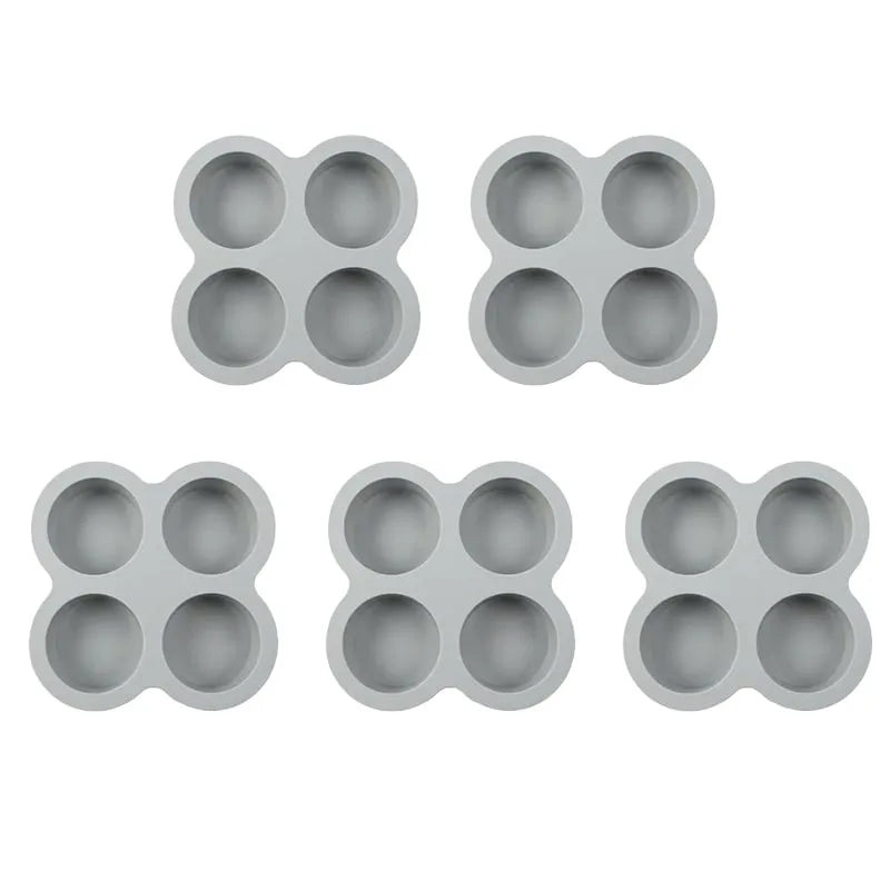 4-Cavity Silicone Cake Mold 🍰 – Perfect for Mousse & Desserts