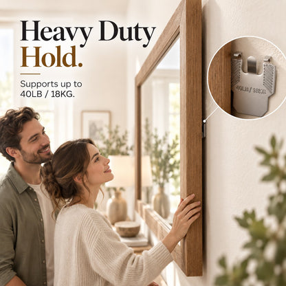 🏠 20-Piece Heavy-Duty Wall Claw Hanger Set | No-Drill, Quick-Mount Hooks for Home, Office & Decor Displays