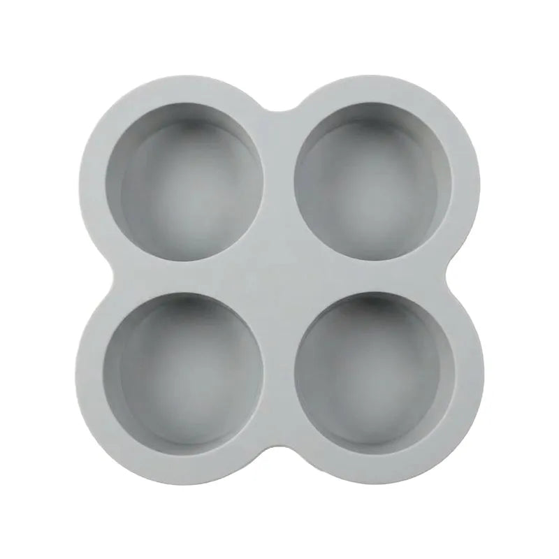 4-Cavity Silicone Cake Mold 🍰 – Perfect for Mousse & Desserts