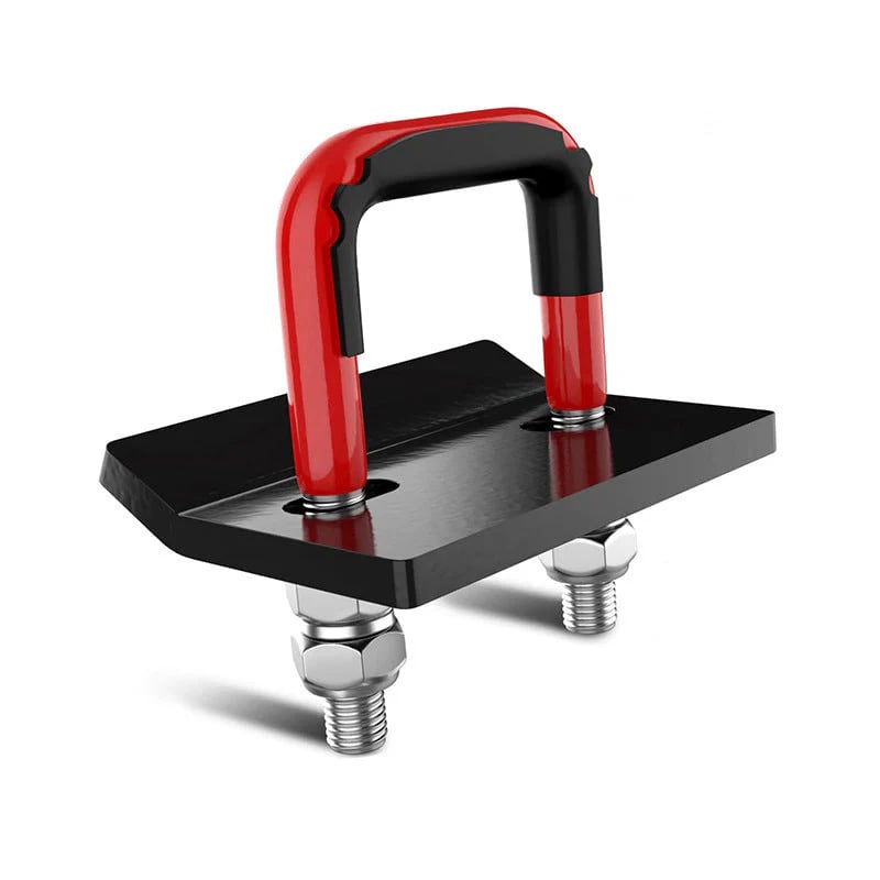 🚛🔒 Heavy Duty Trailer Hitch Stabilizer Clamp - Black Anti-Rattle Towing Accessory