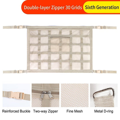 🚗 Overhead Car Cargo Net – Space-Saving Interior Storage Organizer