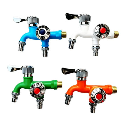 Dual Outlet Washing Machine Faucet