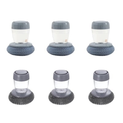🧽 Palm-Grip Dish Brush – Built-In Soap Dispenser for Kitchen Cleaning