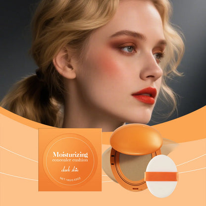 ✨Deep Skin Tone Moisturizing Concealer Cushion 🌿Lightweight Breathable Long‑Wear Foundation For Quick Touch‑Ups
