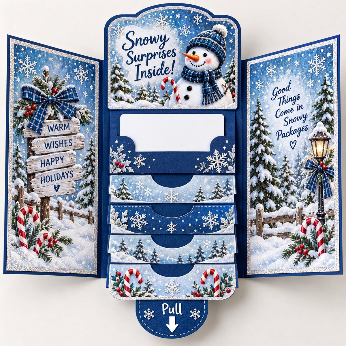 🎄 2026 Christmas Gift Card Holder Booklet with Waterfall Design 🎁 Perfect Holiday Gift for Family, Friends, Teachers and Coworkers 💳✨ 50% Off Today Only ⏰
