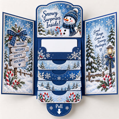 🎄 2026 Christmas Gift Card Holder Booklet with Waterfall Design 🎁 Perfect Holiday Gift for Family, Friends, Teachers and Coworkers 💳✨ 50% Off Today Only ⏰