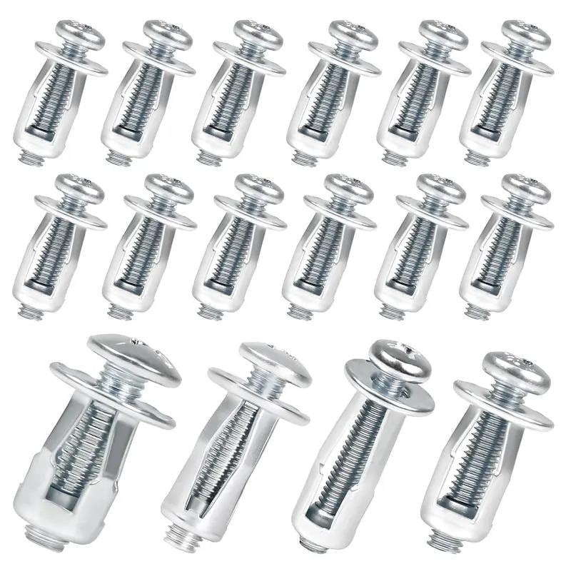 🔩 30/90-Piece Button Rivet Locking Nut Kit – Secure Snap Fastener Set