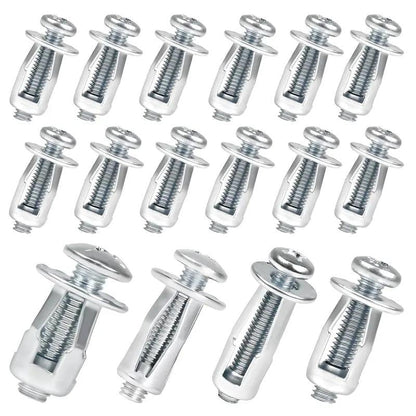 🔩 30/90-Piece Button Rivet Locking Nut Kit – Secure Snap Fastener Set