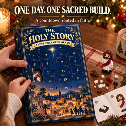 🔥 Final Day: 50% Off ✨ 24-Day Nativity Mini Brick Ornament Advent Calendar 🎄